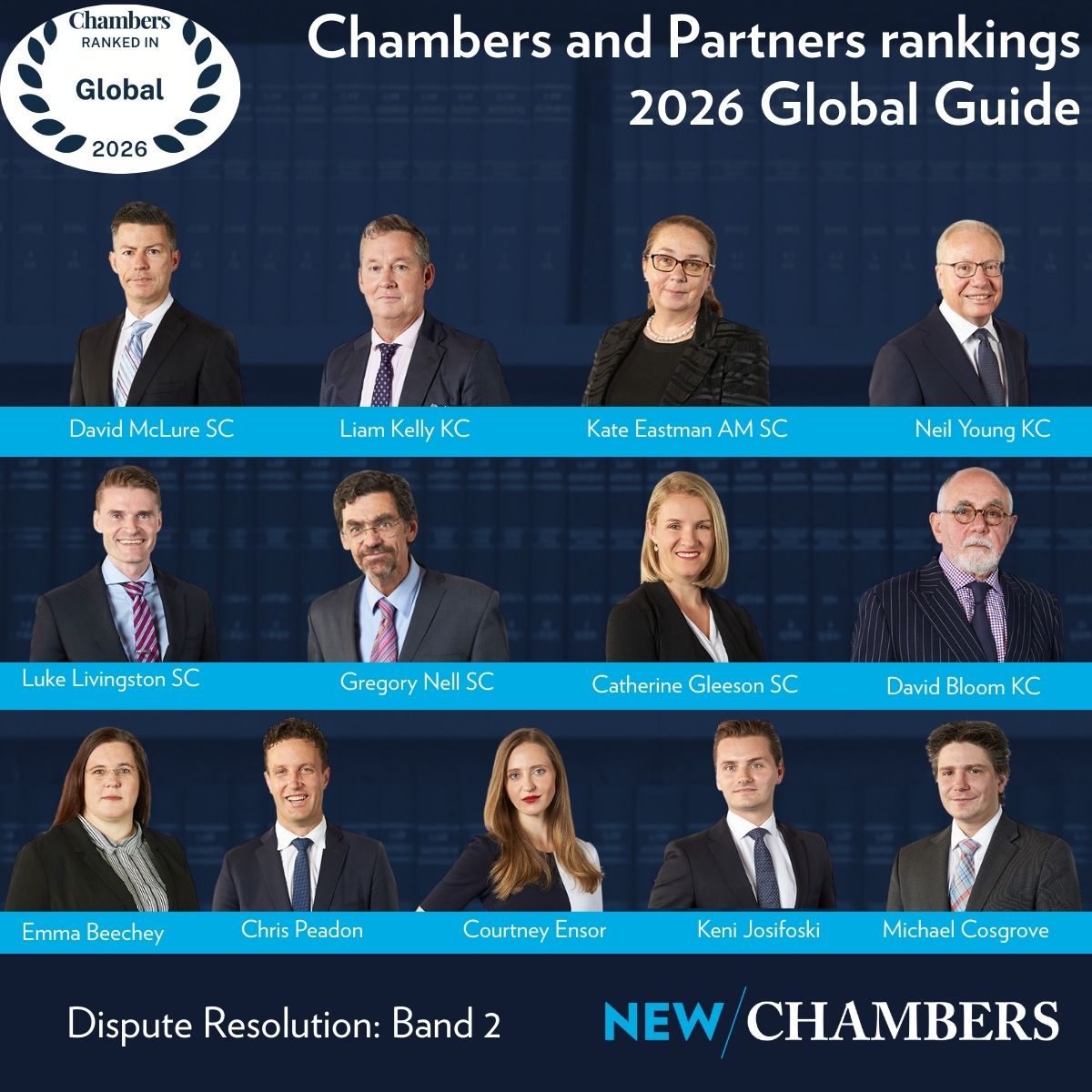 Chambers and Partners rankings 2026 Global Guide - New Chambers